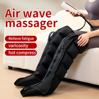 Luyao Appareil de Massage Professionnel Maison Pieds Mollets et Jambes Entières à Compression d'Air avec Fermeture Éclair pour Récupération