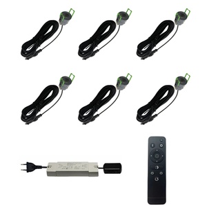 TUYA APP dimmable <span class=keywords><strong>led</strong></span> <span class=keywords><strong>mini</strong></span> projecteurs encastrés extérieur downlight set <span class=keywords><strong>IP65</strong></span> DC12V AC230V 700mA 3W 28mm trou coupé pour véranda - Product Image 2