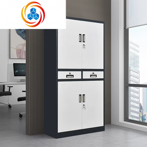Armario de Acero Resistente, Mueble de Dormitorio de Estilo Moderno con Almacenamiento Metálico Seguro para Oficina y Hogar - Product Image 3