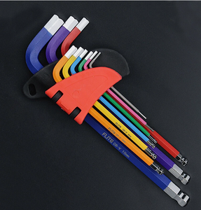 Set di 9 Chiavi a Brugola Esagonali per Cricchetto, Attacco Metrico <span class=keywords><strong>e</strong></span> SAE - Product Image 4