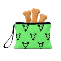Porte-monnaie zippé personnalisé à thème gay (design israélien) pour transgenres, pratique pour la poche et les sorties en extérieur