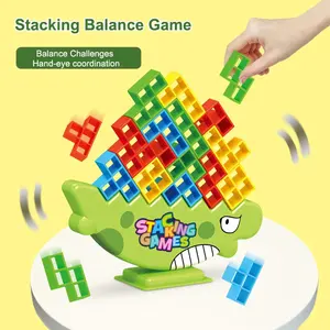 2024 più popolari giochi di equilibrio torre giochi per bambini giochi educativi di equilibrio per bambini