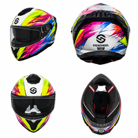 Casque de sécurité pour moto professionnel unisexe, personnalisable, résistant aux chocs, résistant à l'usure, homologué DOT ECE, pour la conduite