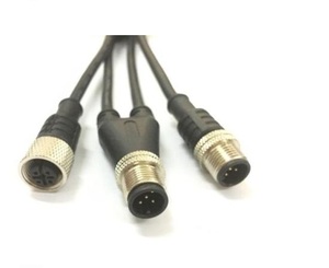 <span class=keywords><strong>M12</strong></span> kết nối không thấm nước bett <span class=keywords><strong>M12</strong></span> với xoắn ốc Cáp <span class=keywords><strong>M12</strong></span> x mã hóa <span class=keywords><strong>Ethernet</strong></span> <span class=keywords><strong>Splitter</strong></span> cáp CAT6 màu - Product Image 2