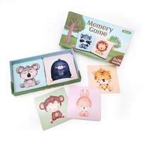 Jeu de cartes mémoire éducatif personnalisable pour enfants Jeu de société Flash en papier pour les familles