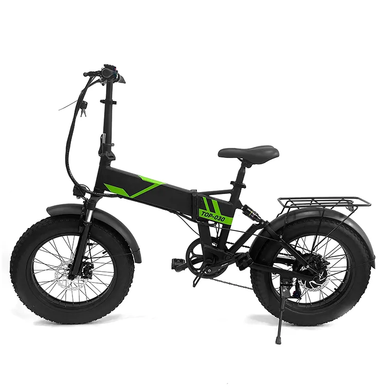 2021 electric bike pneus velo 20 inch folding electric bike 48v 500W 750W fat tire mountain electric bicycle