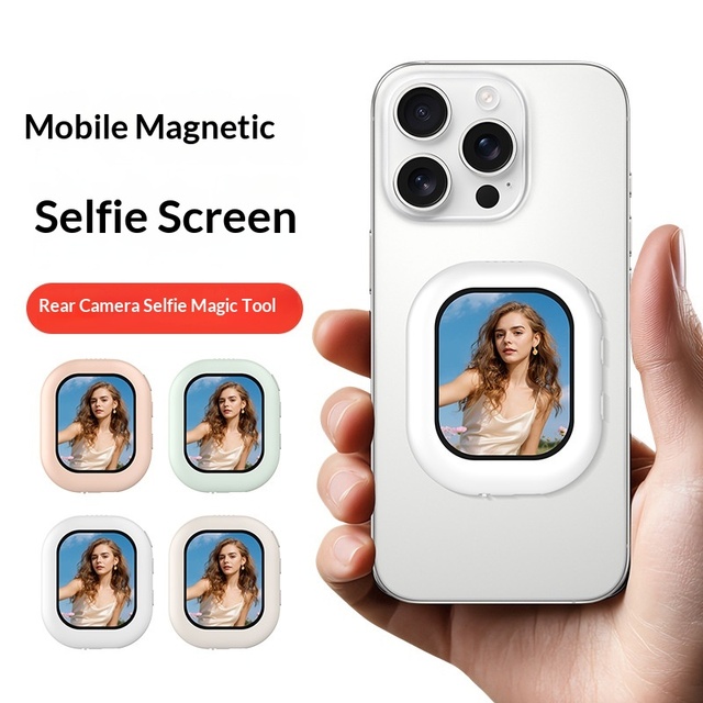 Magnetic Rear Camera Live Streaming T3 Mobile Phone Selfie Wireless Screen Mirroring Device