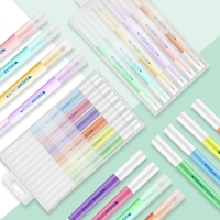 CANIA Offre Spéciale – Marqueurs permanents à double pointe à base d'alcool, 12 couleurs, haute qualité, pointe pinceau oblique, logo personnalisé, pour dessin artistique