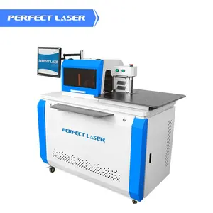 Perfecte Laser-Automatische Cnc 2500W Roestvrij Staal Gegalvaniseerde Plaat Aluminium Platechannel Letter Bender Buiging Vouwmachine