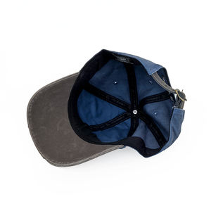 Casquette <span class=keywords><strong>de</strong></span> baseball unisexe en coton bicolore à 6 panneaux avec lettres brodées pour l'extérieur Casquette <span class=keywords><strong>de</strong></span> sport pour la plage lavée et le <span class=keywords><strong>soleil</strong></span> - Product Image 4
