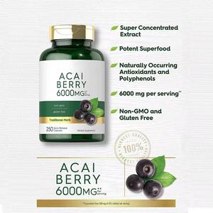 VitaHall Ekstrak <span class=keywords><strong>Acai</strong></span> <span class=keywords><strong>Berry</strong></span> Kapsul Antioksidan untuk Meredakan PMS & Kesehatan Endokrin 120 Kapsul (6000mg) Pendukung Imunitas - Product Image 5