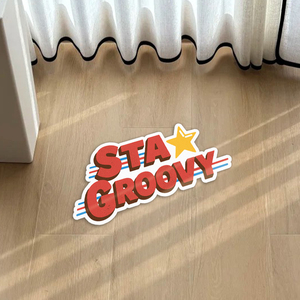 Tóm tắt hình dạng bất thường Thảm nghệ thuật trang trí hình Thảm phim hoạt hình hình dạng thảm dễ thương tùy chỉnh bất thường sàn mat - Product Image 2