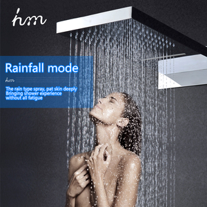 Moderne 3 fonction <span class=keywords><strong>cascade</strong></span> et ensemble de douche de pluie de douche avec douche à haut débit inverseur - Product Image 5
