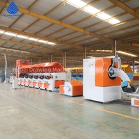 Machine de tréfilage à ligne droite pour fil de carbone en cuivre fin avec recuit pour la fabrication de clous reliure galvanisée