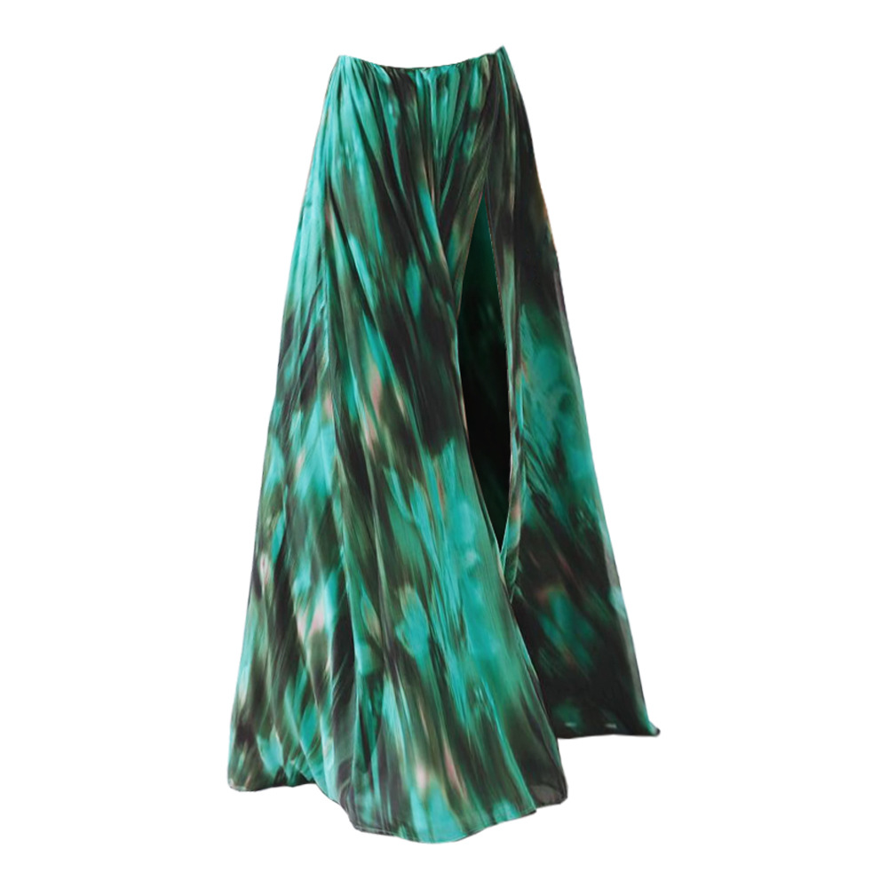 green only skirt