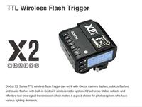 Déclencheur de flash sans fil Godox X2T pour appareils photo Canon, Nikon, FUJIFILM, Sony, Panasonic, Olympus, Pentax et téléphone