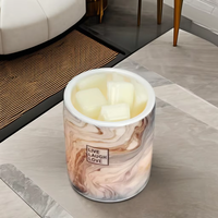 Fantaisie Céramique Bougeoir Électrique Cire Fondre Réchauffeur Lampe De Table Brûleur À Huile Essentielle pour La Décoration De La Maison