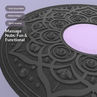 Tabla de Equilibrio de Plástico para Fitness, Modelo U2-Mandala, Fabricada por el Fabricante, para Yoga, Integración Sensorial, Rehabilitación, Entrenamiento, Balancín