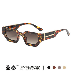 Eyewear <b>Square</b> <b>Sunglasses</b> Green Frame UV400 Protection Unisex Fashionable Street Style - Product Image 4