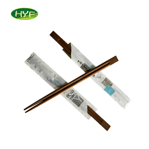 Pas cher Carbonisées Jetables En Bambou Jumelles Baguettes Promotionnelles - Product Image 3