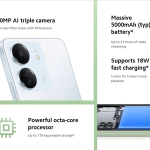 Teléfono Móvil Original Global Redmi 13C, 8+256 GB, 6.74 Pulgadas, MIUI14, Teléfono Celular con MediaTek Helio G85 Octa Core de 2.0 GHz, Smartphone 4G - Product Image 6