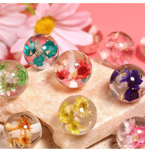 Perles rondes en plastique acrylique lucite à la vente chaude, 16 mm, pour la fabrication de bijoux faits à la main, de stylos perlés - Product Image 4