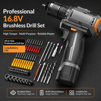 Perceuse sans fil compacte haute performance à double vitesse, perceuse à percussion sans fil, perceuse à main au lithium-ion, mini perceuse de qualité industrielle