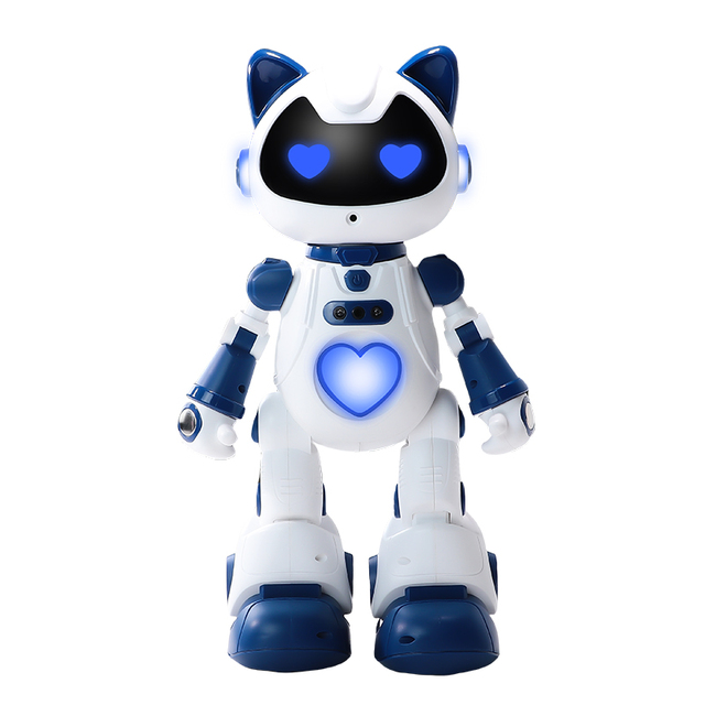 Flytec F10   Intelligent Pet Robot Cat Simulation Remote Control Cat Children's with Piano Early Education Toy