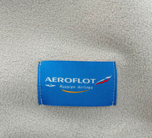 Vliegtuig <span class=keywords><strong>Promo</strong></span> Op Maat Geborduurd Logo Polyester Polar <span class=keywords><strong>Fleece</strong></span> Deken Reisdekens - Product Image 3