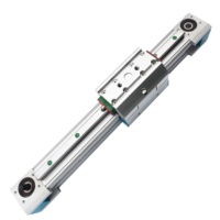 Unités de glissières linéaires CNC de petit volume Conception de joint de ceinture en acier Rail intégré pour guides linéaires coulissants Moteurs à mouvements linéaires servo