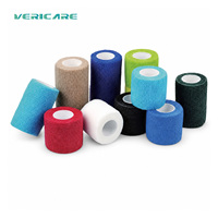 Pansement auto-adhésif vétérinaire Vericare, bandage élastique non tissé pour le traitement des plaies et le soutien des articulations des animaux de compagnie