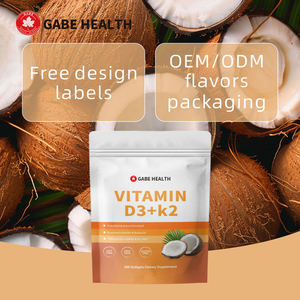 Aceite de Coco con Vitamina D3 K2 MK7 en Cápsulas Blandas, Sin Soya, Sin Gluten, Suplemento para Adultos, Fortalece los Huesos, Refuerza el Sistema Inmunitario, Mejora la Absorción de Calcio - Product Image 5