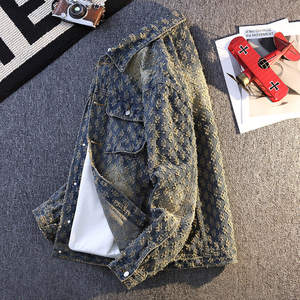 Chaqueta Vaquera Casual <span class=keywords><strong>de</strong></span> Moda para Adolescentes, Moda Masculina <span class=keywords><strong>de</strong></span> Primavera en Material <span class=keywords><strong>de</strong></span> Nailon/Algodón Azul para Afiliados <span class=keywords><strong>de</strong></span> Taobao - Product Image 3