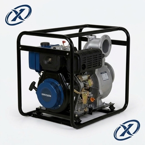 Bomba de Agua Diésel de Alto Caudal 120m³/h de 6 Pulgadas 192F 12HP, Bomba Centrífuga Autocebante con Arranque Eléctrico para Riego Agrícola - Product Image 2