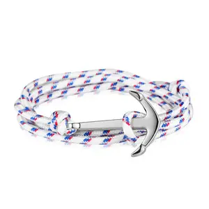 航海编织友谊绳波西米亚手镯手工编织缠绕绳锚魅力手镯
