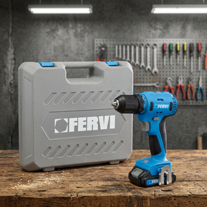 Perceuse électrique sans fil FERVI 20V, batterie au lithium, application industrielle, certifiée GS, compatible OEM, perçage du bois jusqu'à 40 mm, 35/55 - Product Image 3