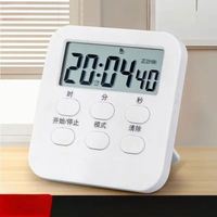 Timer Dapur Elektronik Digital Multi-Fungsi Stopwatch Elektronik Layar LCD Mini untuk Manajer Waktu Olahraga dan Pelajar
