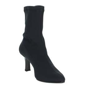 Botines de Mujer Sofia, Negros, Tacón, Talla 38, Tela Elástica, Punta Puntiaguda - Product Image 5