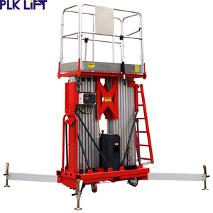 6 מ '8m 9m 10m 12m אוויר להרים אדם אוויר גבוהה התורן כפול אלומה אדם אלומניום עם מפאת בטיחות - Product Image 5