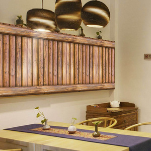 Papel Tapiz Autoadhesivo Oujing SA-1016 con Diseño Rústico de Paneles de Madera Retro, 45cmx10m, Impermeable, de PVC, para Dormitorio y Sala de Estar - Product Image 4