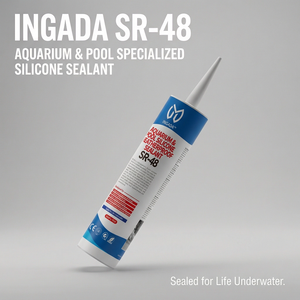 INGADA SR-48 Colle acrylique de haute qualité pour verre, scellant pour aquarium, piscine, scellant au silicone neutre - Product Image 3