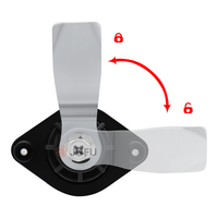 Serrure de porte cabine, à Tension, en Nylon et plastique, pour camping-car, caravane, boîte à outils