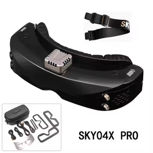 Gafas FPV Skyzone SKY04X PRO 5.8Ghz 48CH 2D/3D con HDMI, Headtracker y Cámara DVR para Aviones RC y Drones <span class=keywords><strong>de</strong></span> Carreras - Product Image 3