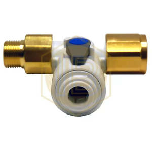 Valvola di blocco a T in acetal con funzione di ritegno - Product Image 5