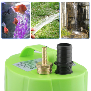 Pompe de réservoir de poissons sans balais à aspiration inférieure, pompe de fontaine hydroponique de jardin, pompes d'aquarium vertes - Product Image 6