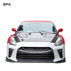 Paraurti Anteriore in Fibra di Carbonio Semi-Lavorata per Nissan GTR R35 Modelli dal <span class=keywords><strong>2008</strong></span> al <span class=keywords><strong>2019</strong></span> - Product Image 4