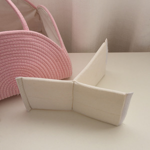<span class=keywords><strong>Panier</strong></span> à couches en corde de coton pour bébé, grand <span class=keywords><strong>panier</strong></span> de rangement, prix de gros, sac en corde de coton, sac à couches - Product Image 6