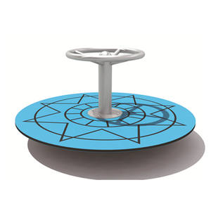 Équipement de terrain de jeu <span class=keywords><strong>rond</strong></span>-<span class=keywords><strong>point</strong></span> non alimenté de couleur vive enfants en plein air joyeux aller <span class=keywords><strong>rond</strong></span> pour parc d'attractions - Product Image 1