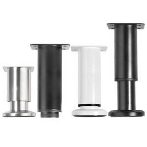 Adjustable Furniture <b>Legs</b> For Cabinet Sofa Coffee <b>Table</b> Minimalist Design Easy Installation Cold Rolled Steel Baking Paint - Product Image 1