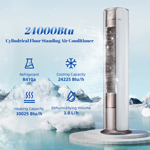 เครื่องปรับอากาศแบบตั้งพื้น Puremind รุ่น Split AC พร้อมระบบทำความร้อนและความเย็น ควบคุมผ่านแอปพลิเคชัน เหมาะสำหรับบ้านและโรงแรม ยี่ห้อ Gree - Product Image 2